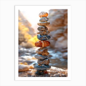 Stack Of Stones Art Print