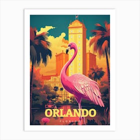 Orlando Travel Florida City Art Print