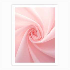 Pink Fabric Art Print