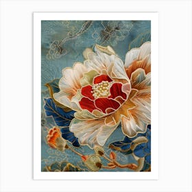 Chinese Flower Painting 7 Art Print