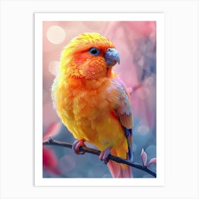 Colorful Parrot Art Print