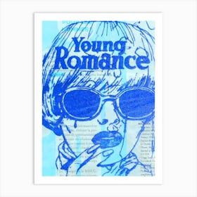 Young Romance Blues Art Print