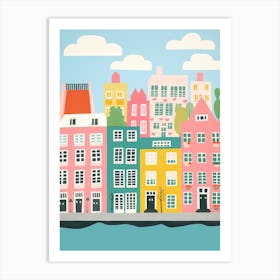 Amsterdam Colourful View 2 Art Print