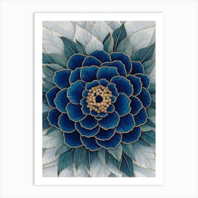 Blue Flower Art Print