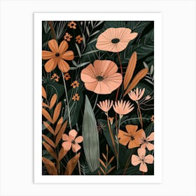 Floral Pattern 6 Art Print