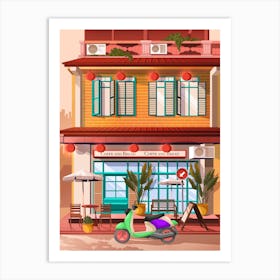 Shophouse Art Print