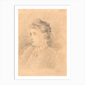 Lady Portrait, Egon Schiele Art Print