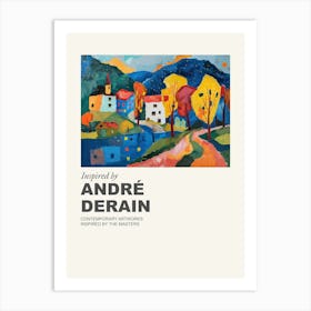 Museum Poster Inspired By Andre Derain 7 Art Print