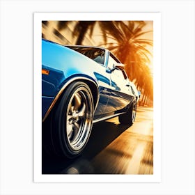 American Muscle Car In The City 014 Art Print