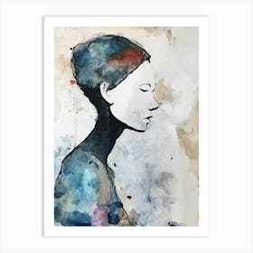 Portrait Of A Woman 4 Art Print