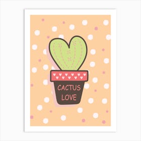 Cactus Love Art Print