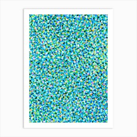 Party Spot - Turquoise Art Print