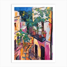 Palermo Italy 3 Fauvist Painting Art Print