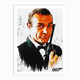 Sean Connery Is James Bond Art Print