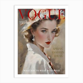 Tribute To Vogue (2) Art Print