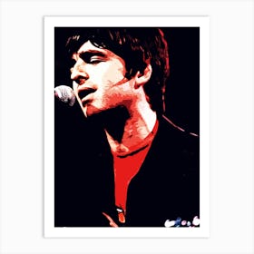 rockstar Noel Gallagher oasis music band 4 Art Print