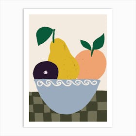 Fruit Bowl 1 Art Print