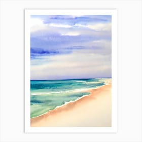 Cervantes Beach, Australia Watercolour Art Print