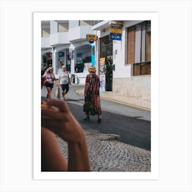 The Golden Girl, Lagos, Portugal Art Print