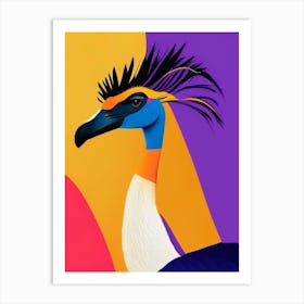 Emu Pop Matisse 2 Bird Art Print