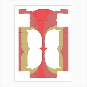 Abstract Butterfly 1 Art Print