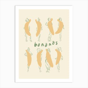 Bananas Art Print