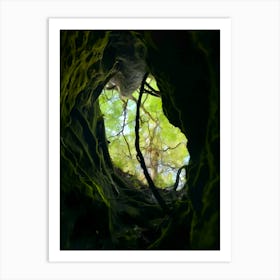 Cave Skylight Art Print