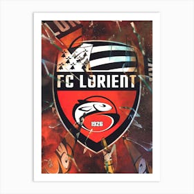 Fc Lorient Bretagne 3 Art Print