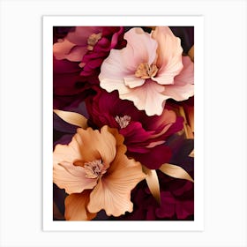 Floral Wallpaper 22 Art Print