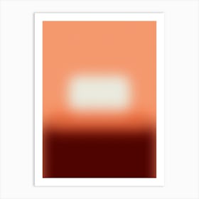 Blurred - Pumpkin II Art Print