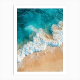 Aerial View Of A Beach 48 Art Print