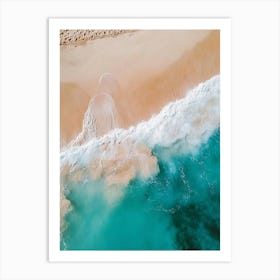 Beach - Beach Stock Videos & Royalty-Free Footage 4 Art Print