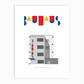 BAUHAUS DESSAU BUILDING Art Print