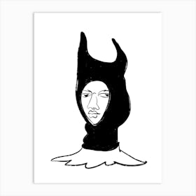 Devil Hat Art Print Art Print