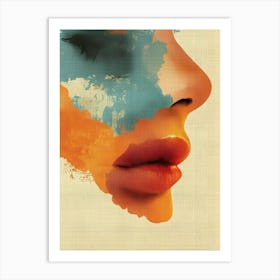 Face Of A Woman 1 Art Print