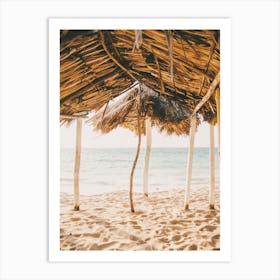 Warm Beach View Art Print