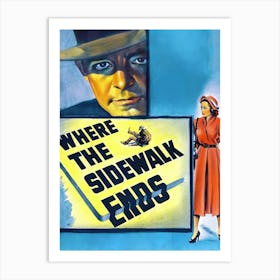 Where The Sidewalk Ends (1950) Art Print