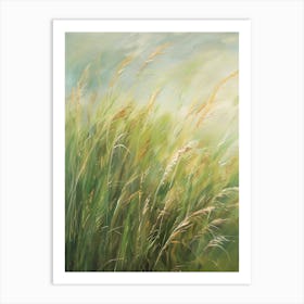 Wind In The Grass Art Print