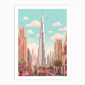 The Burj Khalifa Dubai United Arab Emirates Art Print