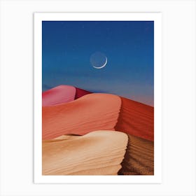 Abstract Dunes 320 Art Print