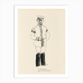 Soldier In Uniform Art Print