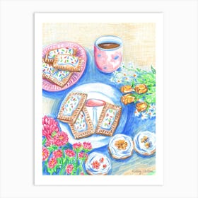 Pastel Brunch Art Print