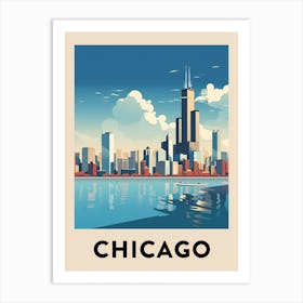 Chicago Travel Poster 16 Art Print