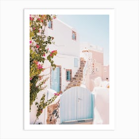 Santorini Villa Art Print