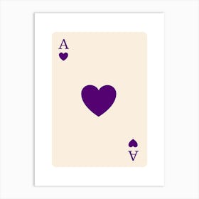 Ace Of Spades 20 Art Print