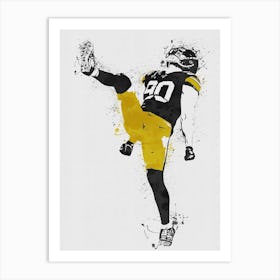 T.J. Watt Art Print