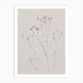 Winter Grass Art Print