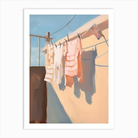 Laundry Poems Art Print