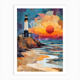 Contemporary Lighthouse 10 Art Print