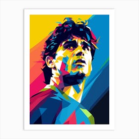 Legend Soccer Player 4 Art Print